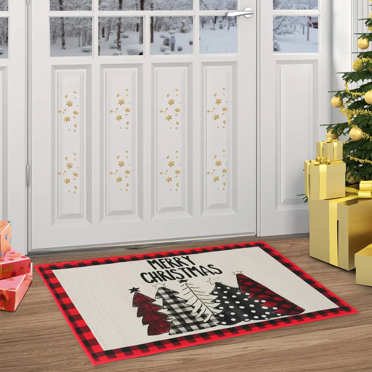 Christmas Door Mat β Santa Claus Outdoor Carpet for Home Decor