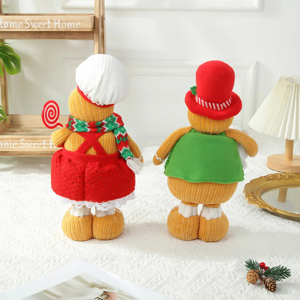 π New Large Retractable Gingerbread Man Doll β Christmas Decor π