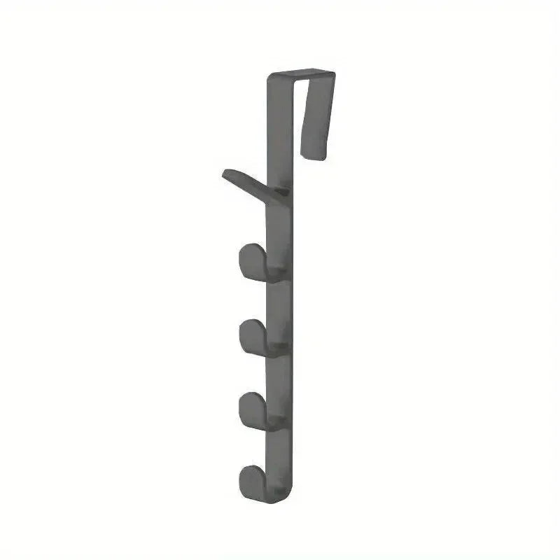 1pc Over-the-Door Clothes Hanger Rack, Plastic Bag & Purse Hooks