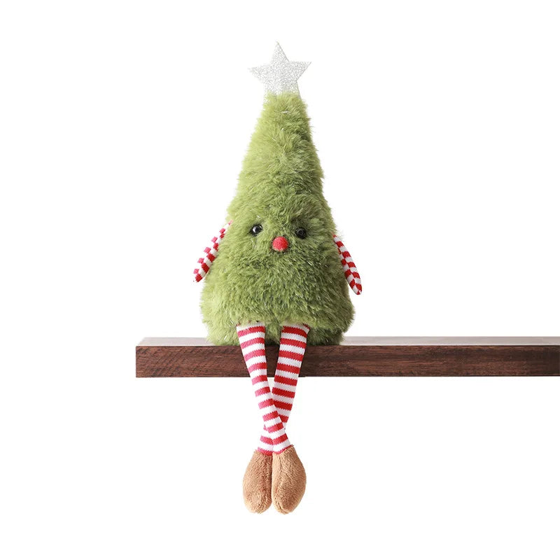 Cute Plush Christmas Tree Wreath Doll Decoration π