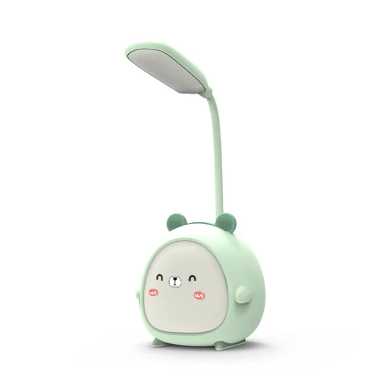 Adorable LED Animal Table Lamp - Adjustable, Eye-Friendly Night Light for Kids' Bedrooms & Bedside