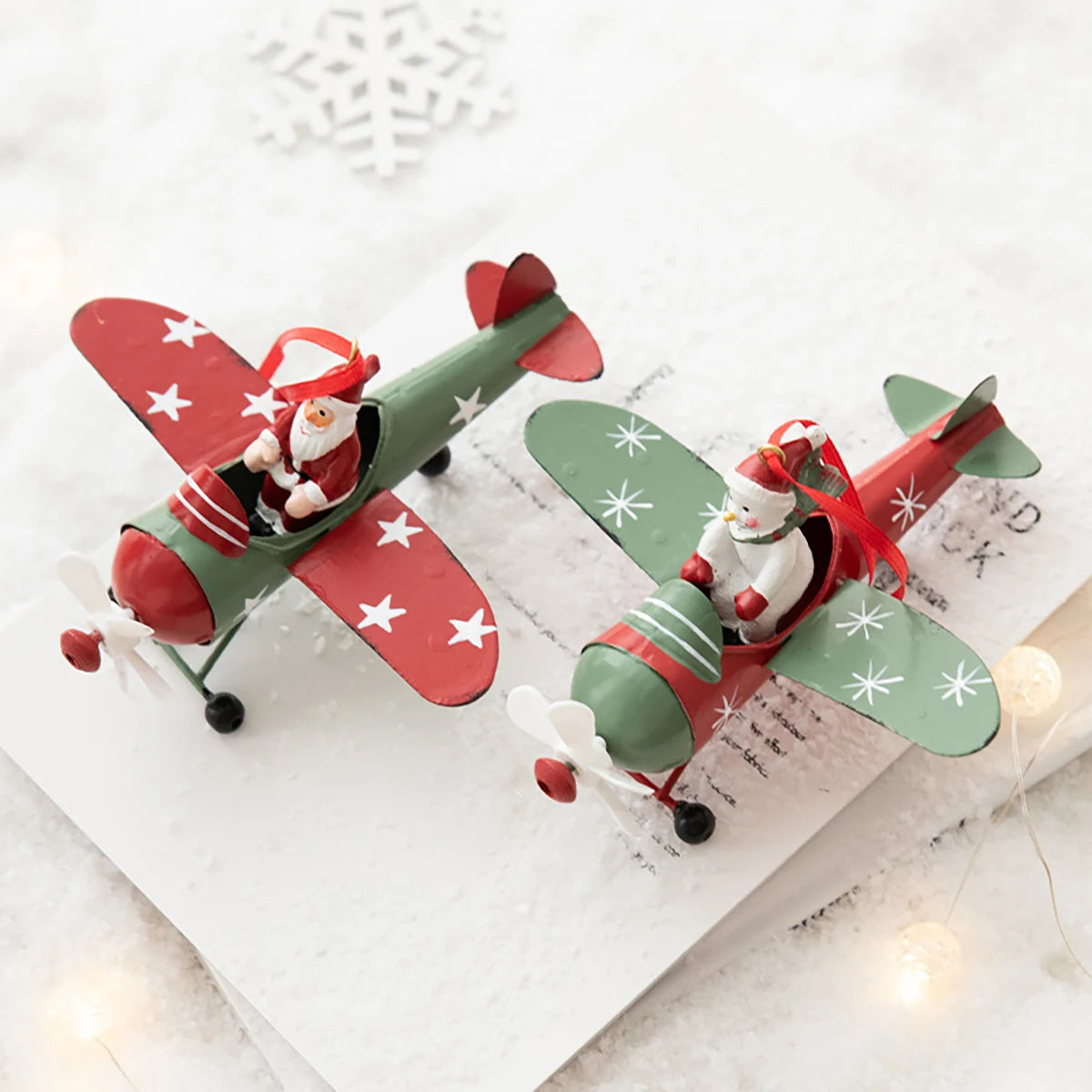 Christmas Tree Hanging Decorations: Airplane, Santa Claus, Snowman Pendants βοΈπ
βοΈ