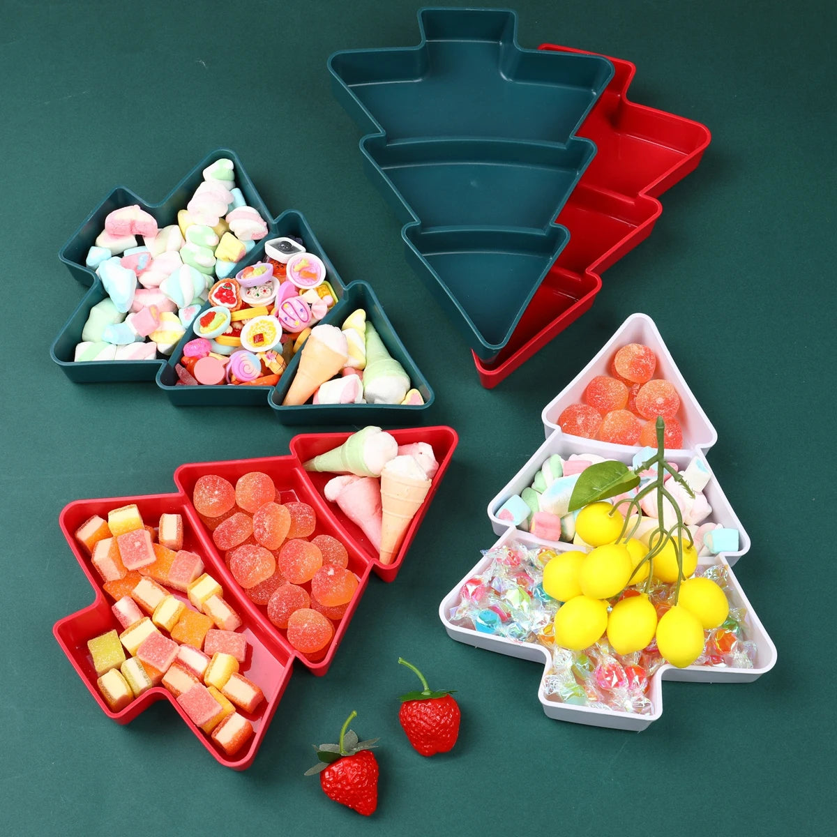 Christmas Tree Fruit Plate - Holiday Decorations & Gifts 2024-2025