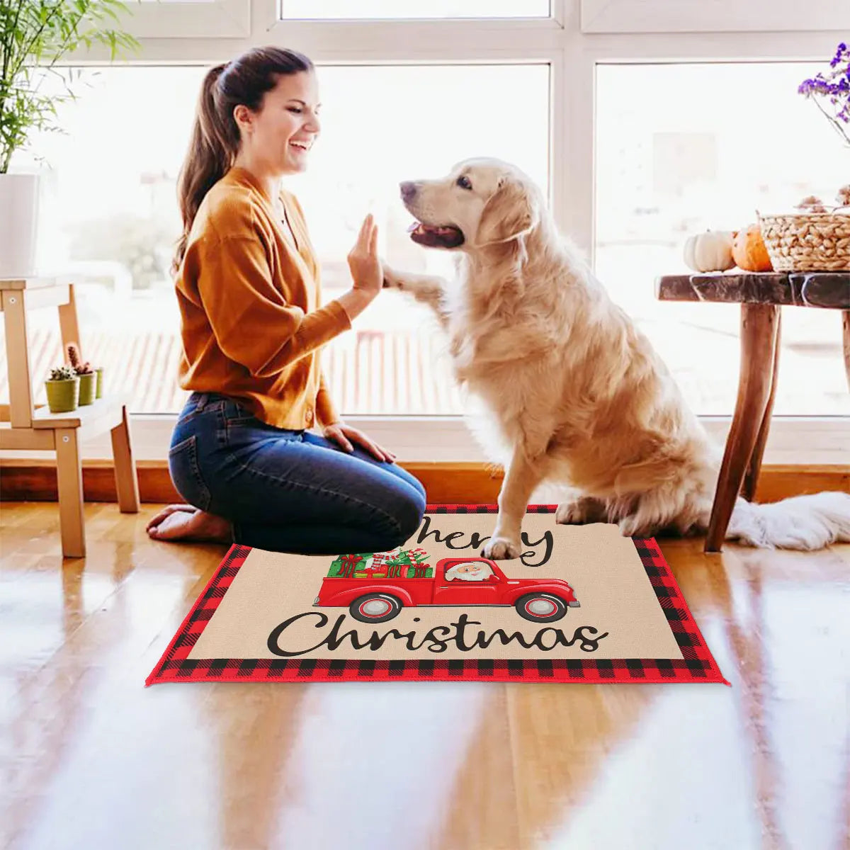 Christmas Door Mat β Santa Claus Outdoor Carpet for Home Decor