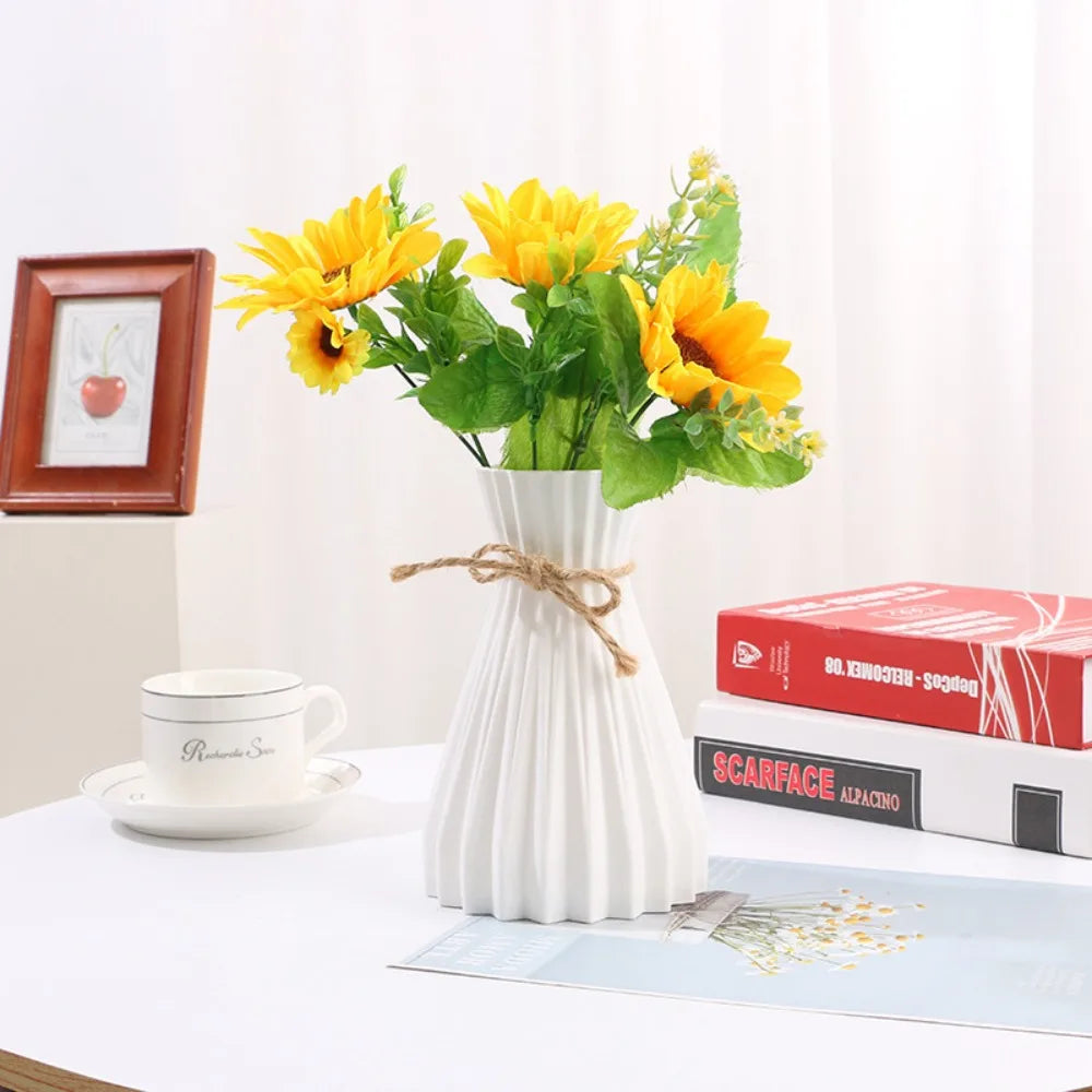 New Living Room Anti-Ceramic Flower Pot β Imitation Ceramic Plastic Flower Vase, Simple and Elegant Design πΌ