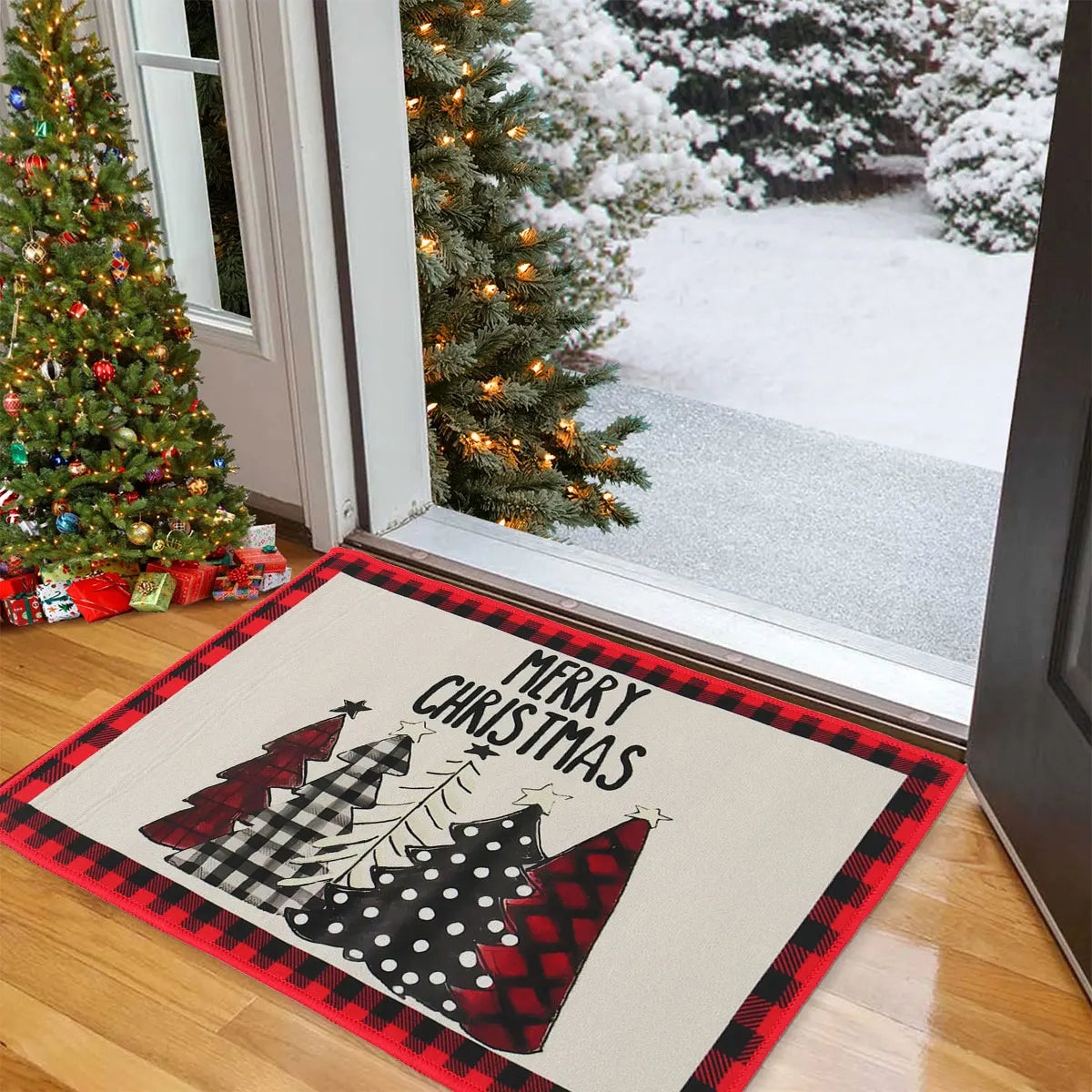 Christmas Door Mat β Santa Claus Outdoor Carpet for Home Decor