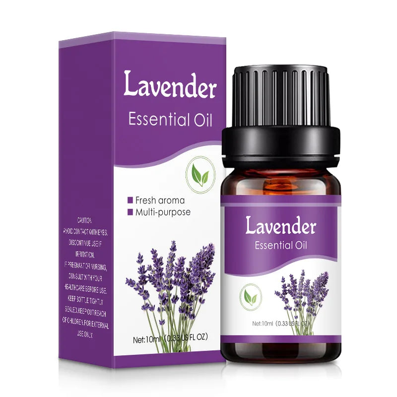 18 Aromatic Essential Oils for Aroma Diffusers and Air Humidifiers - Water-Soluble 10ml Home Fragrance Oils