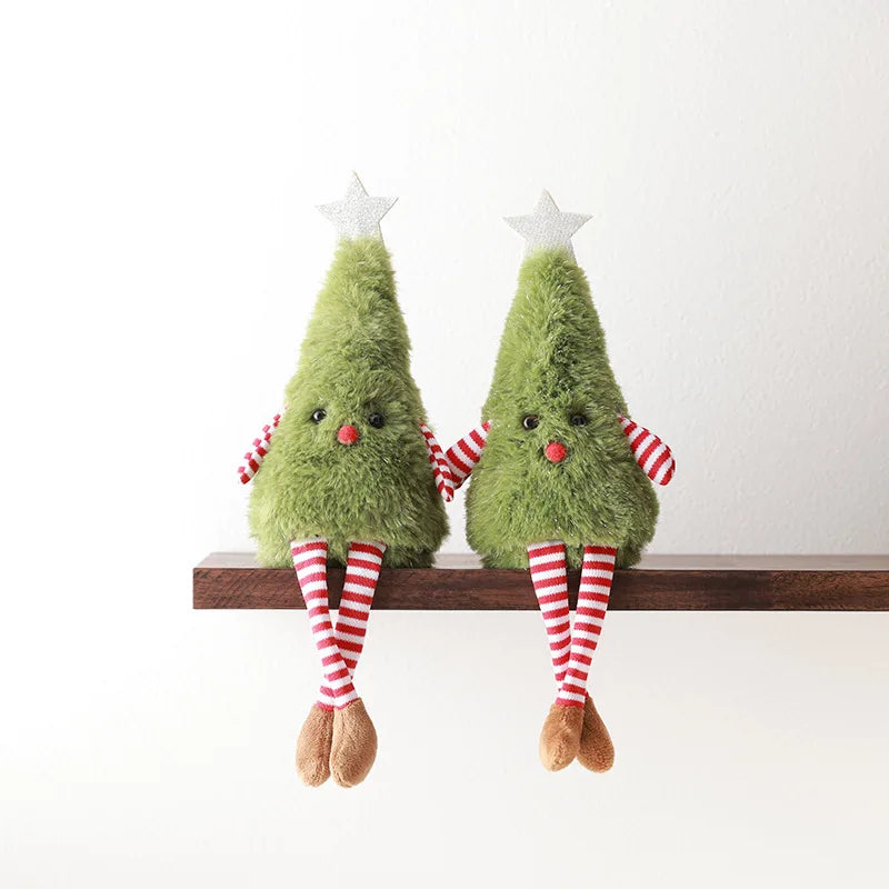 Cute Plush Christmas Tree Wreath Doll Decoration π