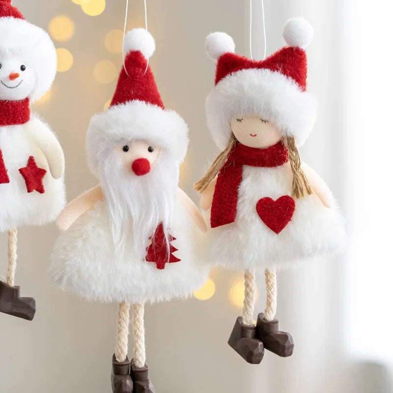 Christmas Decoration Plush Angel Girl Doll Pendant ππΌ