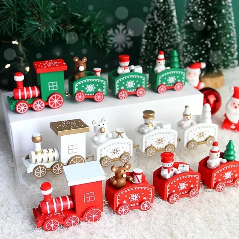 Christmas Plastic Train β 4 Sections, Hand-Assembled. Perfect for Home and Holiday Table Decor!" π
π