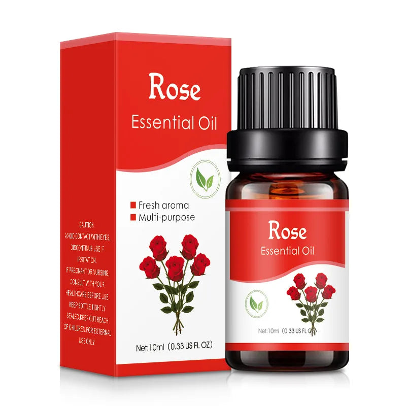 18 Aromatic Essential Oils for Aroma Diffusers and Air Humidifiers - Water-Soluble 10ml Home Fragrance Oils