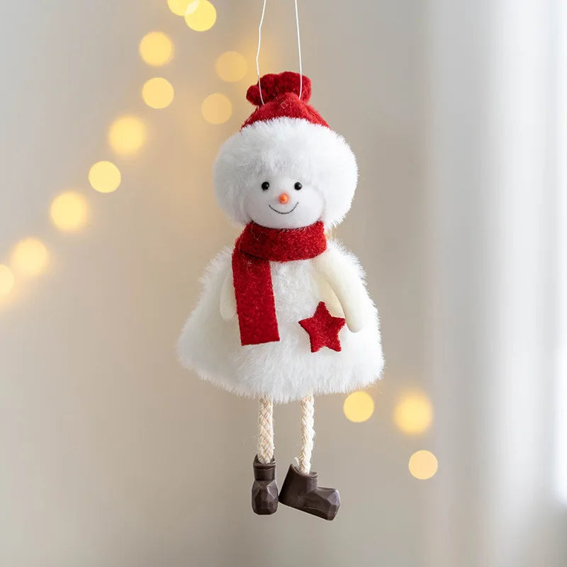 Christmas Decoration Plush Angel Girl Doll Pendant ππΌ