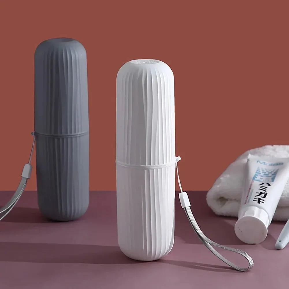 Portable Travel Toothbrush and Toothpaste Holder