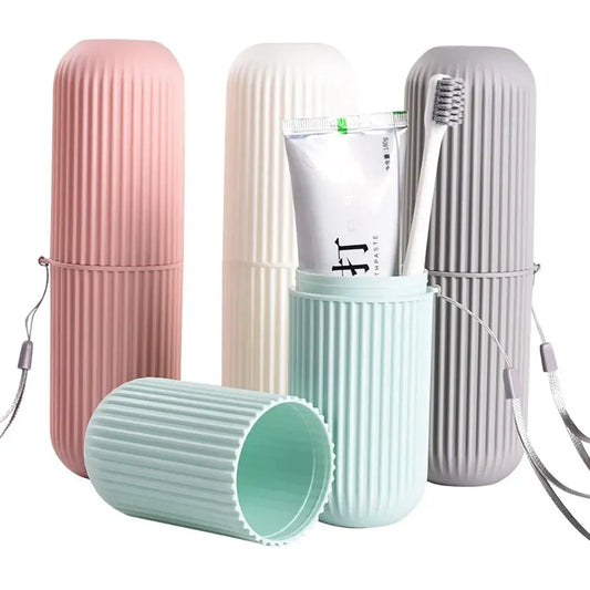Portable Travel Toothbrush and Toothpaste Holder